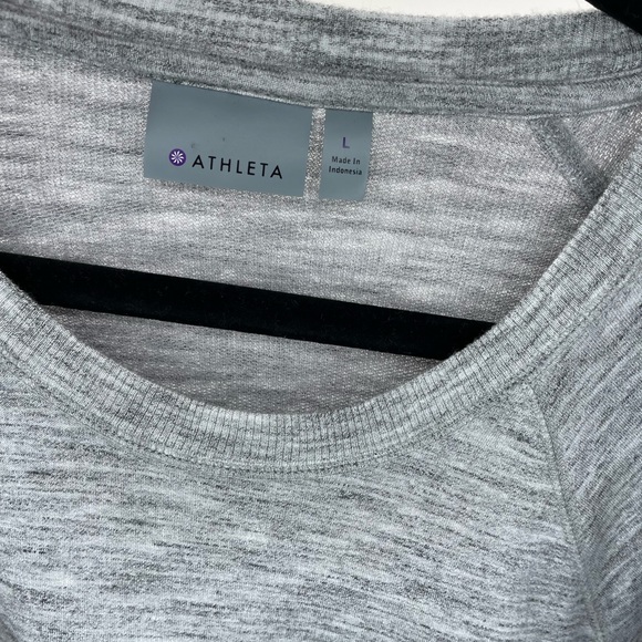 Athleta grey lounge top long sleeve - Picture 2 of 4